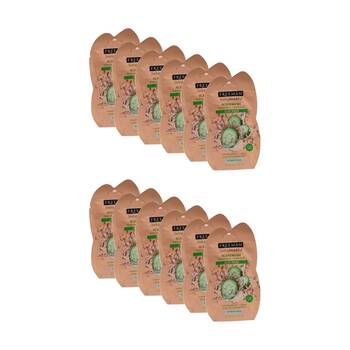 12PK Freeman Rejuvinating Facial Clay Mask All Skin Types Cucumber & Pink Salt