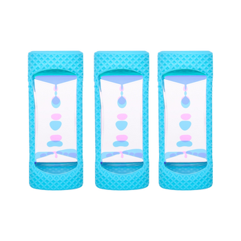 3PK Impulse Toymendous Liquid Timer Visual Sensory Play Toy W/ Silicone Case 3y+