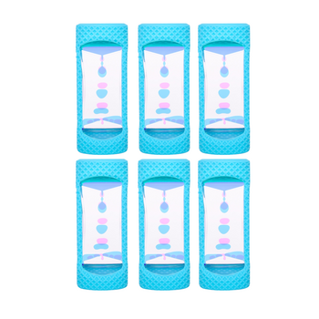 6PK Impulse Toymendous Liquid Timer Visual Sensory Play Toy W/ Silicone Case 3y+