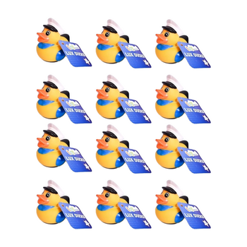 12PK Impulse Character Lux Bath Ducks Toy 4m+ 29.84x20.32x15.19cm Assorted