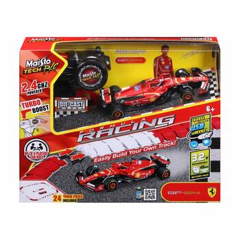 Maisto Diecast F-1 Model 2024 Ferrari SF-24 Racing Track Leclerc 16