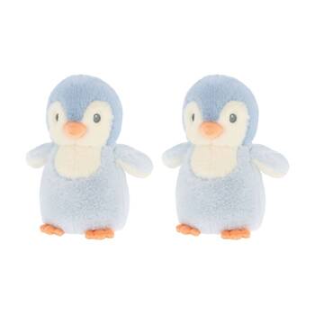 2x Keeleco 100% Recycled Material Soft Huggable Animal Plush Toy Baby Penguin