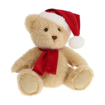 Keeleco Christmas Plush Toy 100% Recycled Festive 15cm Stuffed Animal Bear