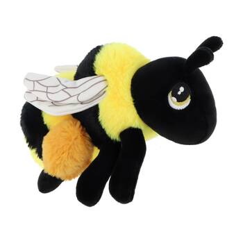 Keeleco 100% Recycled Material Weighted 10cm Animal Plush Toy Bee