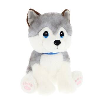 Keeleco Puppy Love Plush Soft Toy Eco-Friendly Huggable Animal Husky