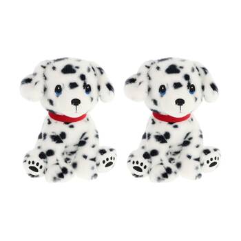 2x Keeleco Puppy Love Plush Toy 100% Recycled Stuffed Animal Dalmation
