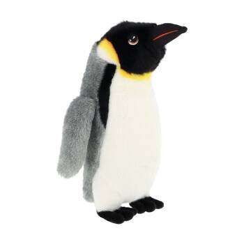 Keeleco 100% Recycled Material Weighted 15cm Delux Plush Toy King Penguin