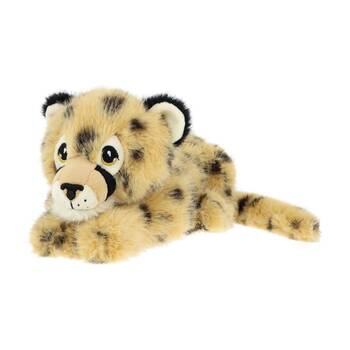 Keeleco Delux Plush Toy Soft Spotted Stuffed Animal Tan Black Cheetah