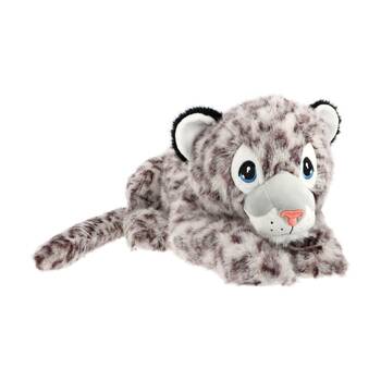 Keeleco Delux Plush Toy Soft Cuddly Stuffed Animal Grey/White Snow Leopard