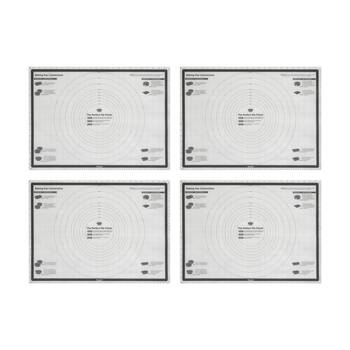 4PK Tovolo Truebake Non-Stick Oven-Safe Silicone Pastry Baking Mat 63.5x45.5cm