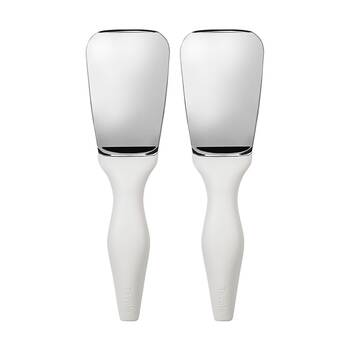 2PK Tovolo Tilt-Up Ice Cream Spade W/ Built-In Feet & Ergonomic Handle White