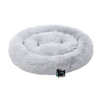Paws And Claws Washable Round Plush Pet Dog Bed Large 75x75x17cm Assorted
