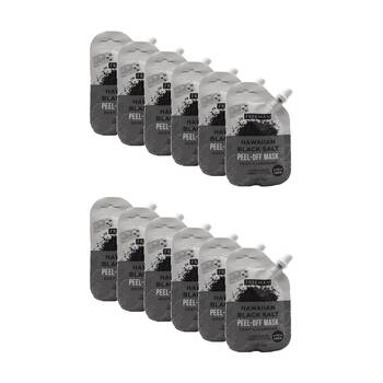 12PK Freeman Detoxifying Peel Clay Mask All Skin Types 35mL Hawaiian Black Salt