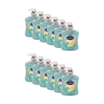 12PK Carex Hand Wash Antibacterial Advanced Care Sea Minerals Pump Bottle 250mL