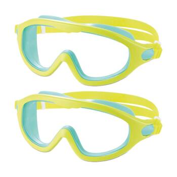 2PK Intex Kids 3-9y Swim Masks Adjustable Fit Polycarbonate Lenses Assorted