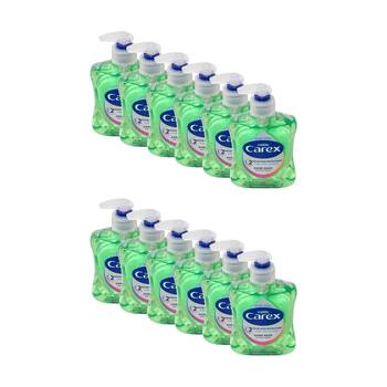 12PK Carex 2h Protection Antibacterial Liquid Hand Wash Aloe Vera 250ml
