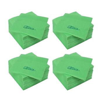 4x 20pc Edco Merritex Heavy Duty Absorbent Commercial Grade Cloths 40x40cm Green