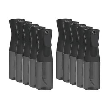 10PK Bazic Beauty Continuous Spray Bottle W/ Nozzle 200mL Assorted Colours