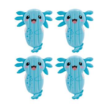 4PK Intex Axolotl Pool Float Inflatable Ride-On 109x94cm Blue 3y+