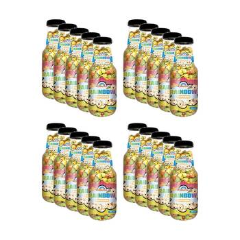 20PK Candy Cove Rainbow Popcorn Snack With Reusable Jar 260g 30x11cm