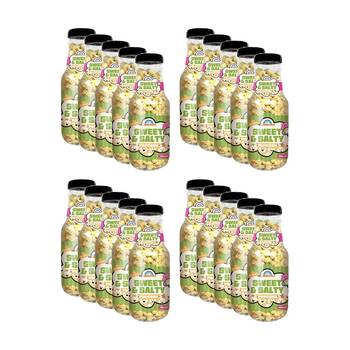 20PK Candy Cove Popcorn Salty & Sweet Flavour Snack In Reusable Jar 260g 30x11cm