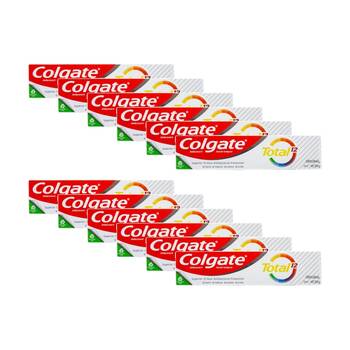 12PK Colgate Total 12 Antibacterial Fluoride Oral Toothpaste 200g Original