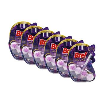 6PK Bref Deluxe Limited Edition Toilet Cage Rim Block 50g Midnight Bouquet
