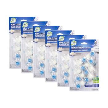 6x 4pc Air Fusion Toilet Bowl Cleaner & Freshener Odour Eliminator Fresh Linen