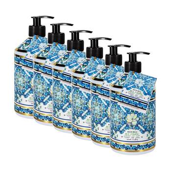 6PK Molto Bella Scented Cleansing Hand Soap 630mL Blue Jasmine