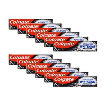 12PK Colgate Advanced Whitening Charcoal Toothpaste Dental Oral Health Care 180g