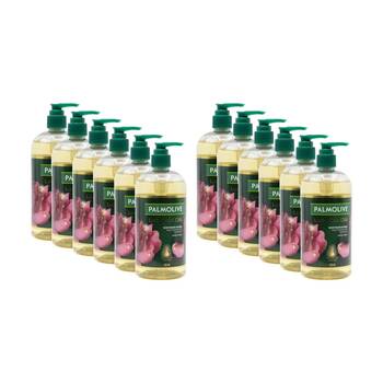 12PK Palmolive Hand Wash Luminous Oils Revitalise Glow Macadamia Peony 500mL