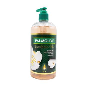 Palmolive Luminous Oils Hand Wash Pump Bottle 500ml Byron Bay Rosewood & Jasmine