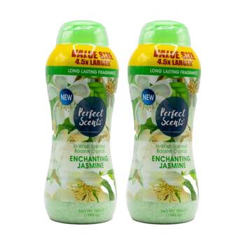 2PK Perfect Scents In Wash Scented Booster Crystals 1984.5g Enchanting Jasmine
