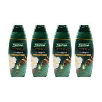 4PK Palmolive Shampoo Luminous Oils Byron Bay Rosewood Oil And Jasmine 350mL