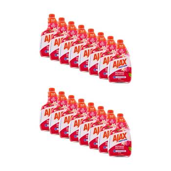 16PK Ajax Spray N Wipe Multi Purpose Cleaner Refill 750ml Vanilla And Berries