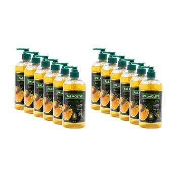 12PK Palmolive Hand Wash Luminous Oils Revitalise Glow Mandarin Rosemary 500mL