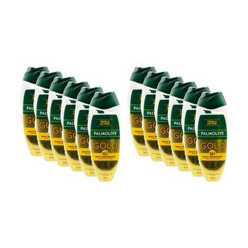 12PK Palmolive Body Wash Gold Triple Action Daily Deodorant Protection 12H 450mL