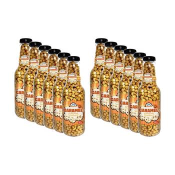 12PK Candy Cove Popcorn Caramel Flavour In Reusable Jar 900g 53x16cm