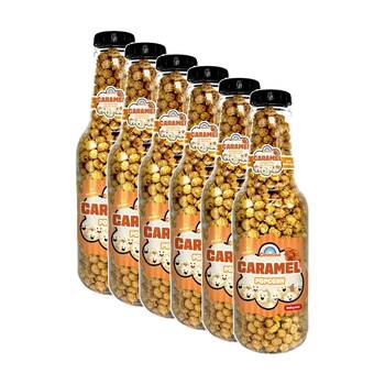 6PK Candy Cove Popcorn Caramel Flavour In Reusable Jar 900g 53x16cm