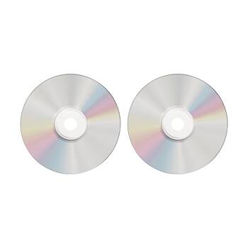 2 x 100pc VERBATIM CD-R Bulk Silver Shiny 52x Speed Blank Discs 700MB