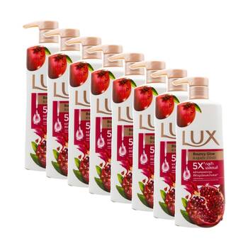 8PK Lux Bouncy Glow Shower Cream Cleansing Wash Fresh Pomegranate Scent 450ml
