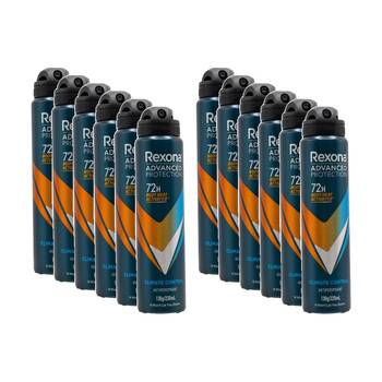 12PK Rexona Men Advanced Protection Body Activated Antiperspirant Spray 220ml