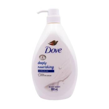 Dove Deeply Nourishing Dry Skin Triple Moisture Serum Body Wash 800ml