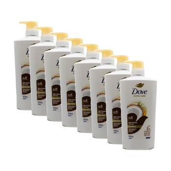 8PK Dove Ultra Care Restoring Ritual Shampoo For Stronger Hair 850ml