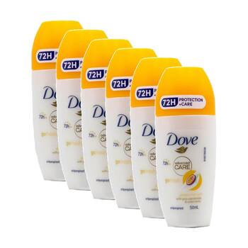 6PK Dove Women Advanced Care Roll On Antiperspirant Deodorant Passionfruit 50ml