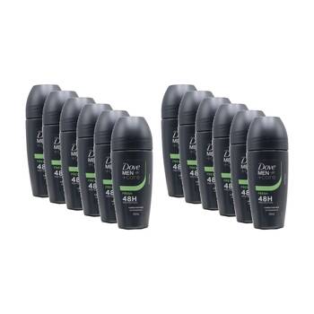 12PK Dove Antiperspirant Roll On Men Care 48H Protection Fresh Scent 50mL
