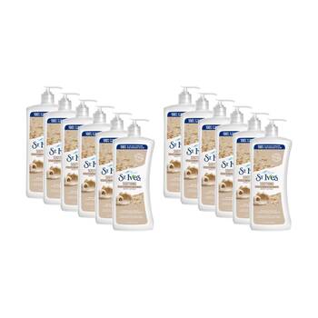 12PK St Ives Body Lotion Soothing Oatmeal And Shea Butter Hydrating 532mL