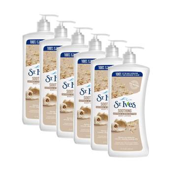 6PK St Ives Body Lotion Soothing Oatmeal And Shea Butter Hydrating 532mL
