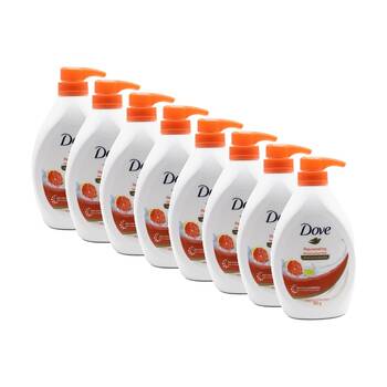 8PK Dove Rejuvenating Shower Body Wash Grapefruit & Lime Scented 545ml