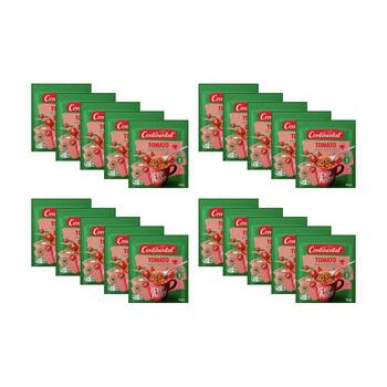 20PK Continental Instant Pasta Snack Tomato Quick Preparation Ready Meal 62g
